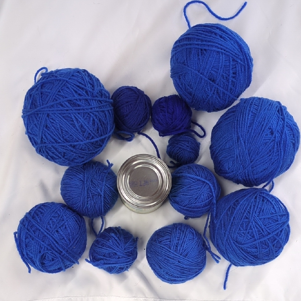 Vibrant Blue Yarn Collection